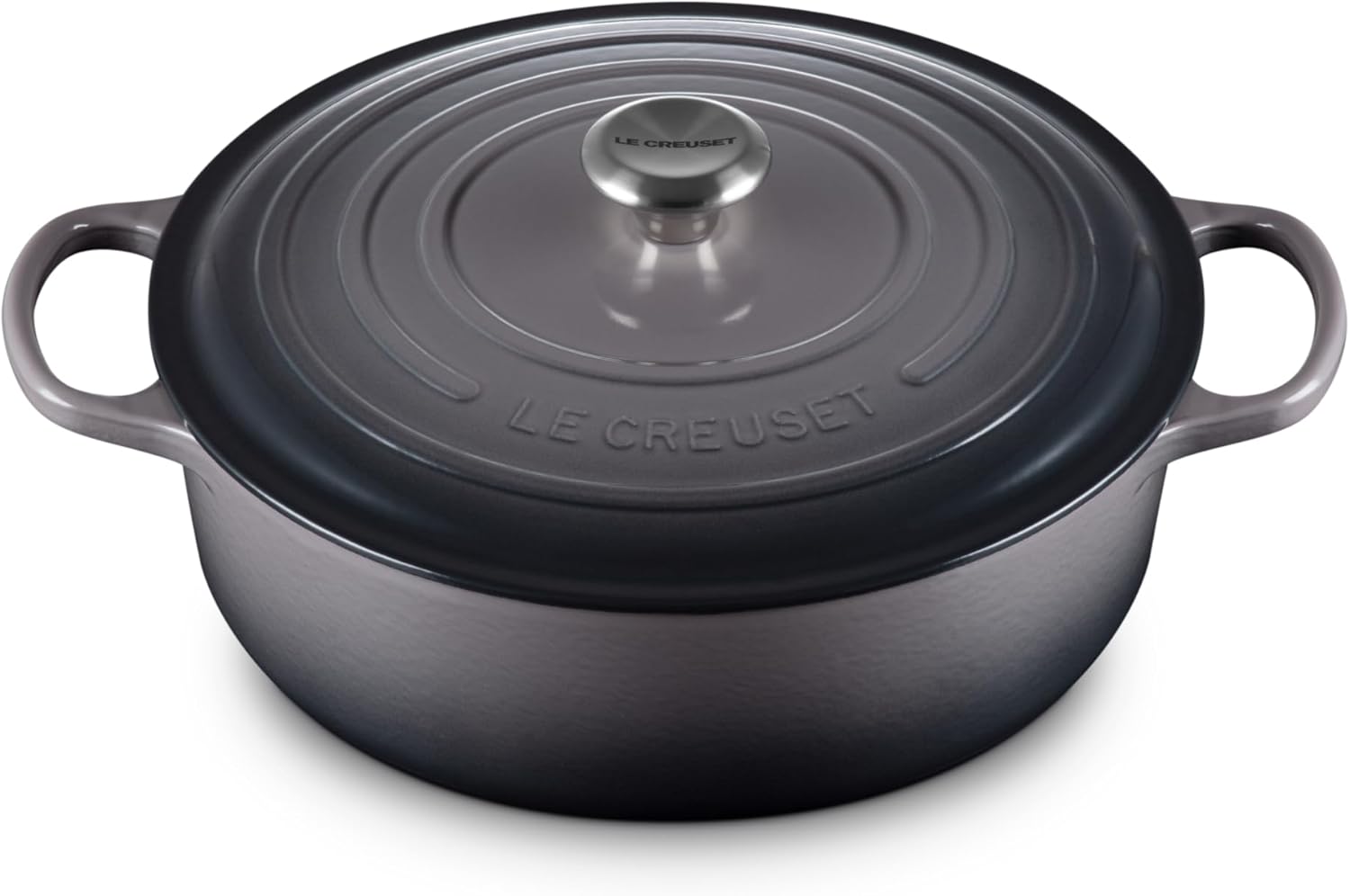 Le Creuset Signature Braadpan Laag, 30cm flint